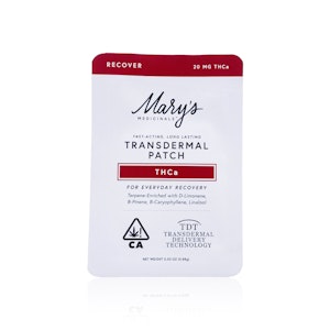 MARY'S MEDICINALS - MARY'S MEDICINALS - Topical - THCA - Transdermal Patch - 20MG