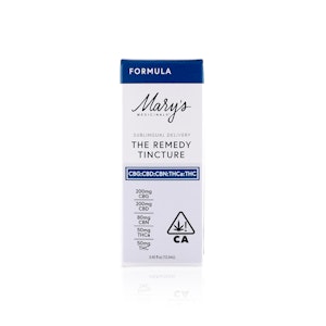 MARY'S MEDICINALS - MARY'S MEDICINAL - Tincture - Formula - 4:4:2:1:1 - CBG:CBD:CBN:THCa:THC - 600MG