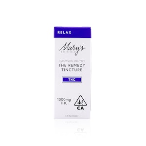 MARY'S MEDICINAL - MARY'S MEDICINAL - Tincture - The Remedy - Relax  - THC - 1000MG