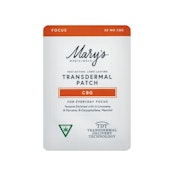 PATCH - FOCUS CBG - MARY'S MEDICINALS