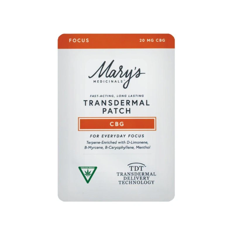 Mary's Medicinals™ - PATCH - FOCUS CBG - MARY'S MEDICINALS Main Image