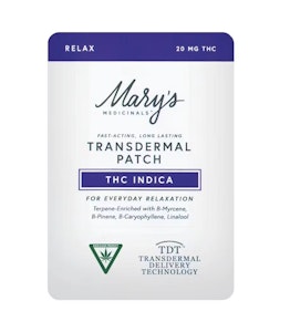 MARY'S MEDICINALS - Indica | Transdermal Patch | Marys Medicinals