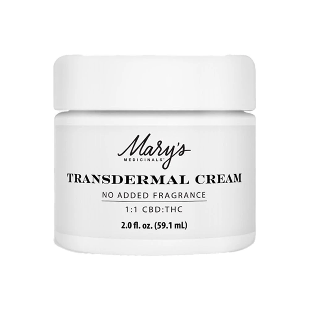 Mary's Medicinals™ - 1:1 TRANSDERMAL CREAM - NO FRAGRANCE 2OZ - MARY'S MEDICINALS Main Image