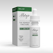 CBD:THC 1:1 - Remedy (Relief) Tincture - Mary's Medicinals