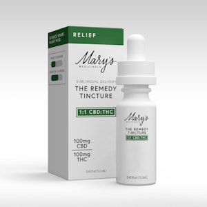 MARY'S MEDICINALS - CBD:THC 1:1 - Remedy (Relief) Tincture - Mary's Medicinals