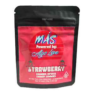 MAS! - MAS - Algo Leve Chamoy THC Gummies - Strawberry 100mg