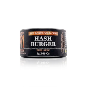MASTER MAKERS - Concentrate - Hash Burger - Cold Cure Live Rosin - 1G