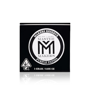 MASTER MAKERS - MASTER MAKERS - Concentrate - Purple Papaya - Reserve Live Rosin - 1G