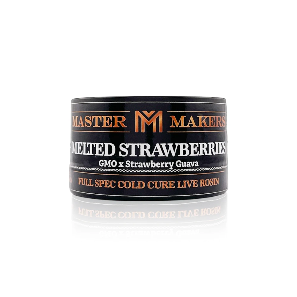 Master Makers - MASTER MAKERS - Concentrate - Melted Strawberries - Cold Cure Live Rosin - 1G Main Image