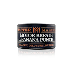 MASTER MAKERS - Concentrate - Motor Breath x Banana Punch - Cold Cure Live Rosin - 1G