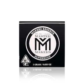 MASTER MAKERS - Concentrate - Super Boof - Reserve Live Rosin - 1G