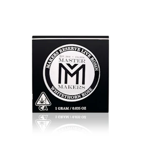 MASTER MAKERS - Concentrate - Whitethorn Rose - Reserve Live Rosin - 1G