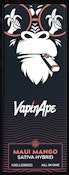 VapinApe- All in One- Maui Mango - Sativa- Distillate- Rechargeable-1g- 82.22%THC