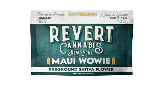 Revert - Revert- Maui Wowie - 14g Pre-Ground Flower, Kief Infused