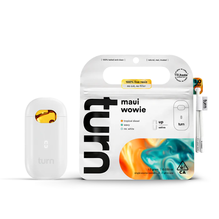 turn - 1g Maui Wowie Live Resin Turn UP (Ready-to-Use) - TurnOne Main Image