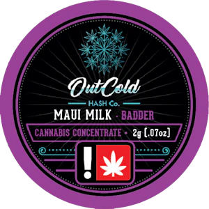 Out Cold Hash Co. - Maui Milk Rosin Concentrate | 2g (70µ-150µ Live Hash Rosin)