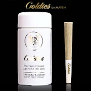 Maven Genetics - 5pk Goldies Infused Prerolls - Orange Sapphire