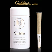 Maven Genetics - 5pk Goldies Infused Prerolls - Orange Sapphire