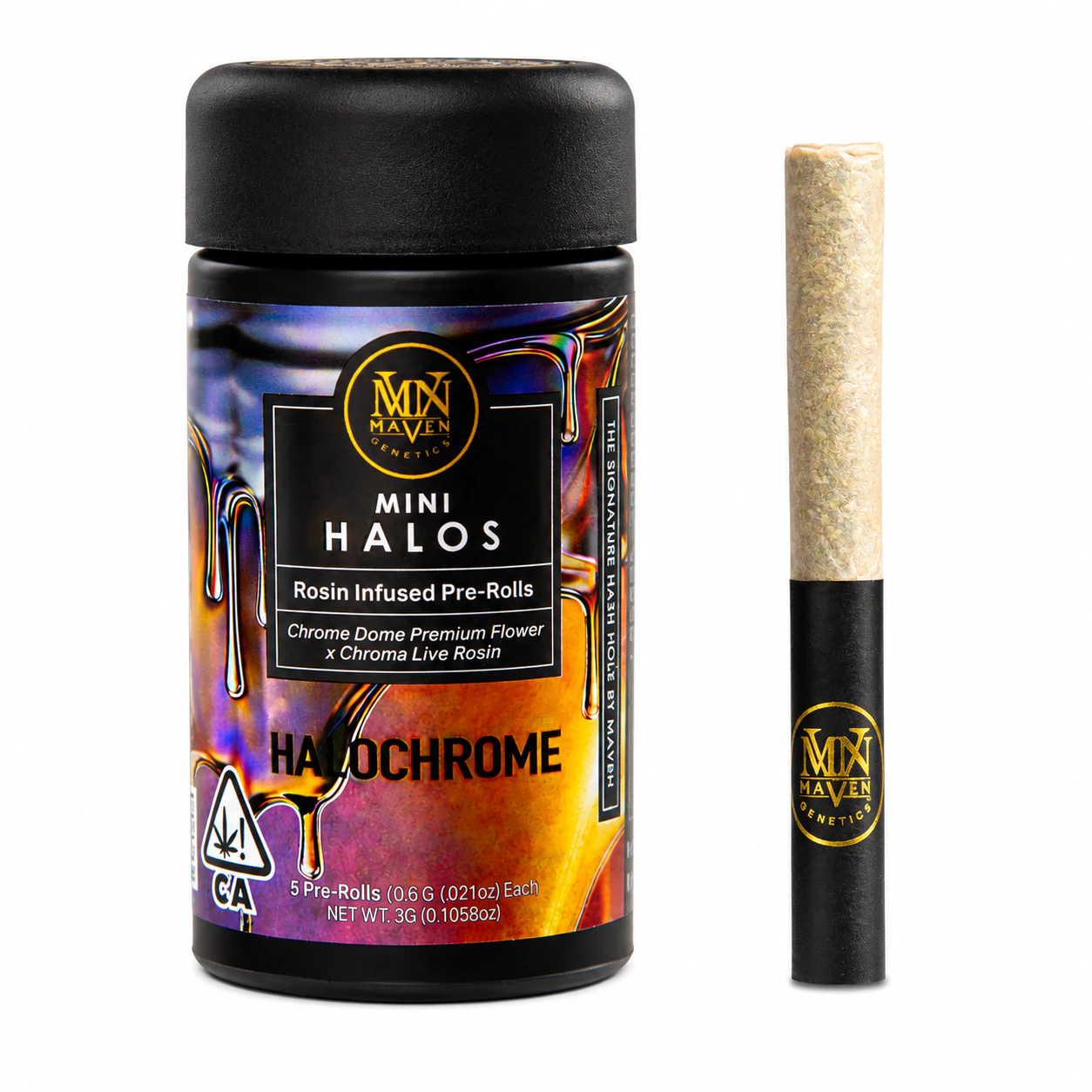 Maven Genetics - Maven Genetics | Halochrome | Mini Halos | Rosin Infused | 5pk Main Image