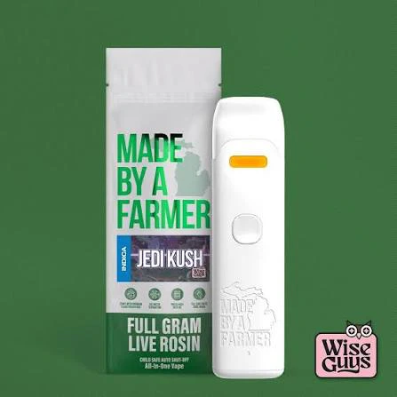 Made By A Farmer - MBAF - 1g Live Rosin Disposable Vape - Jedi Kush x Wish Guys Main Image