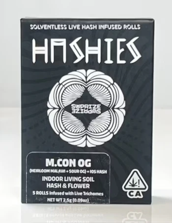 Suprize Suprize - Suprize Suprize - 0.5g 5pk (2.5g) Hash Infused Pre-Rolls - MCON OG Main Image