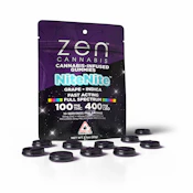 Zen | NiteNite Grape 1:4 | 10mg Gummy | 10-Pack | 100mg Total THC 400mg CBD  | Full Spectrum | [I]