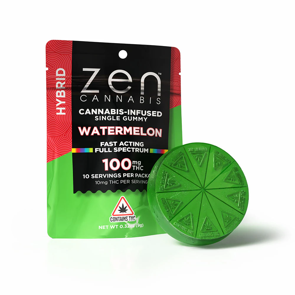 Zen - ZEN| watermelon gummies 10pack 100mg Main Image