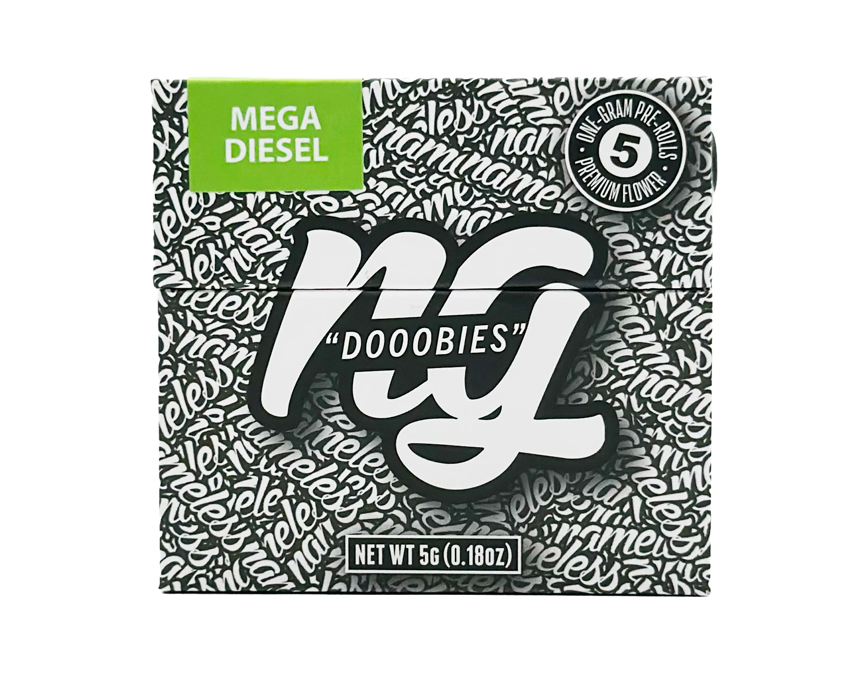 Nameless Genetics - Nameless Genetics - Doobies - Mega Diesel - 5pk - Preroll Pack - 5.0g Main Image
