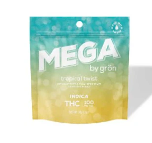Gron | Edible | MEGA | Tropical Twist | 100mg
