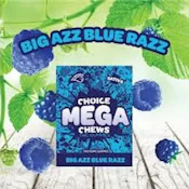 Choice Chews - Mega Chew - Big Azz Blue Razz - 200mg - 2pk