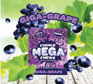 Choice Chews - Mega Chew - Giga Grape - 200mg - 2pk