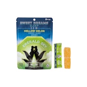 Sweet Dreams Mellow Melon Sleep 2:2:10 140mg 5 Pack Gummies - Emerald Sky