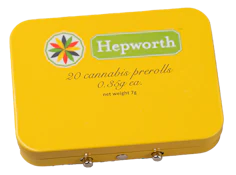 Hepworth - Green Crack Kush - 27.73% - 0.35g x 20pk - Prerolls