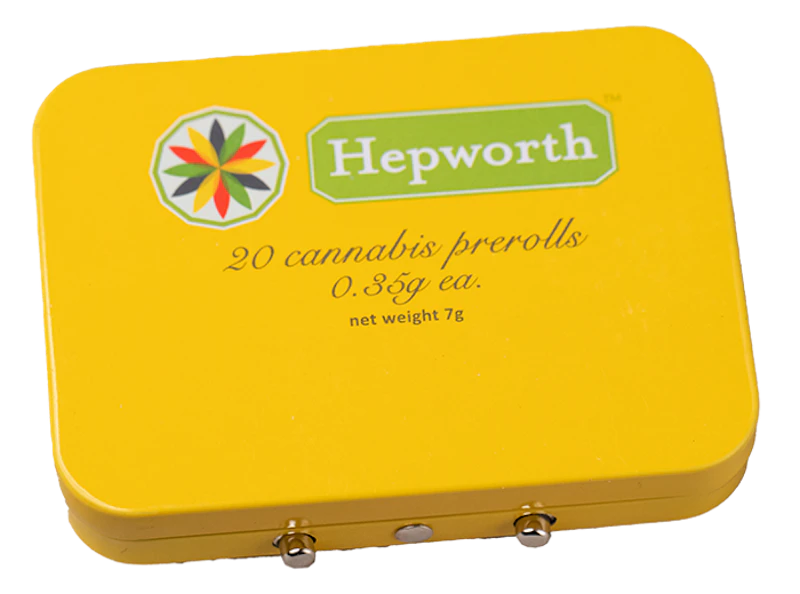 Hepworth - Hepworth - Green Crack Kush - 27.73% - 0.35g x 20pk - Prerolls Main Image