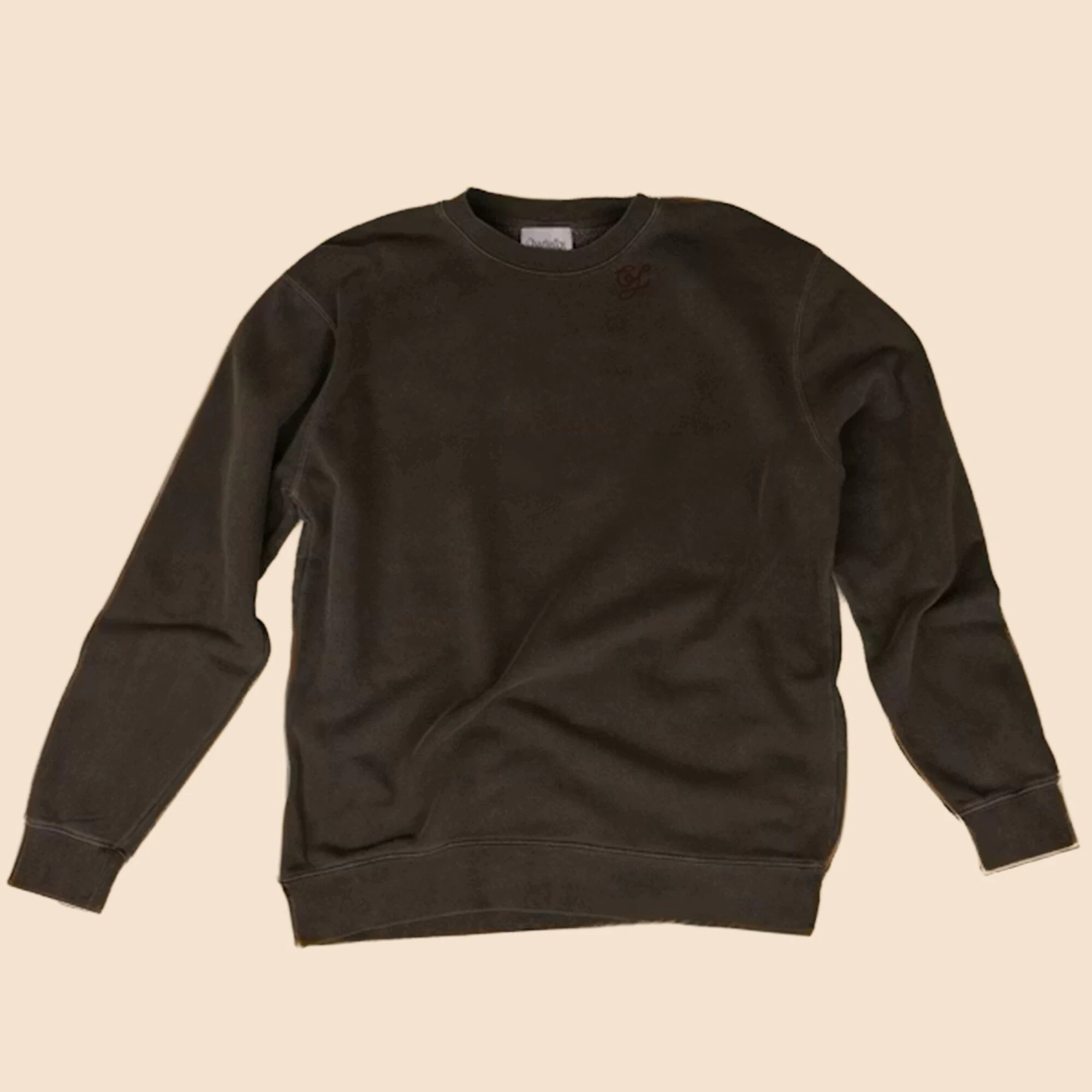 Charlie Fox - Men's Heavyweight Sweatshirt with Burgundy Logo Main Image