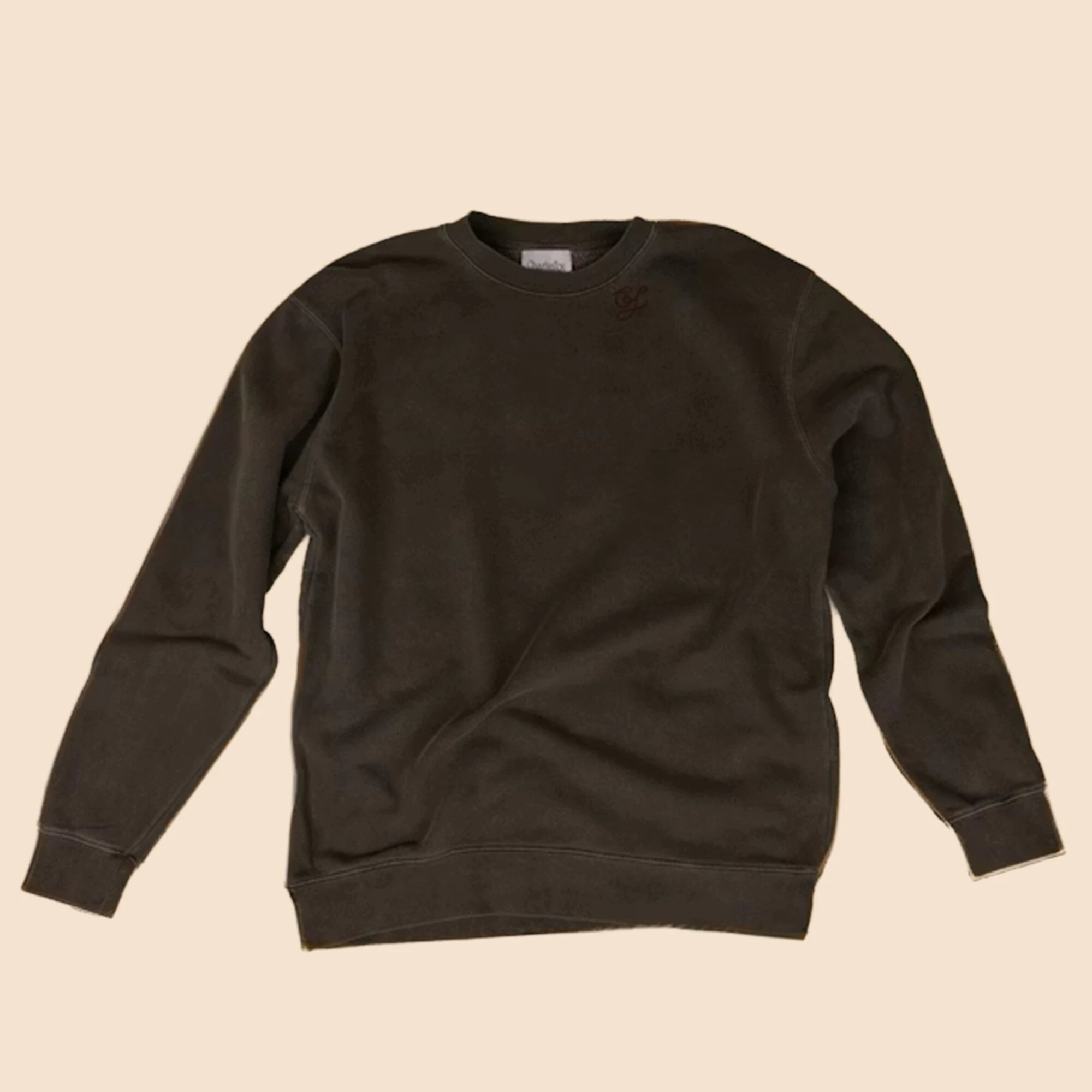 Charlie Fox - Men's Heavyweight Sweatshirt with Sand Logo Main Image