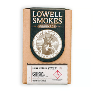 LOWELL HERB CO - Lowell Herb Co. - Mesa Hybrid Prerolls 6 Pk