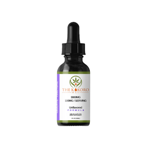 Kokoro Way - Kokoro Way 3000mg CBD Isolate Tincture THC FREE (Unflavored)