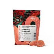 Strawberry x Strawpaya | Live Rosin Gummies | Edibles | 10pk/100mg (MFNY)