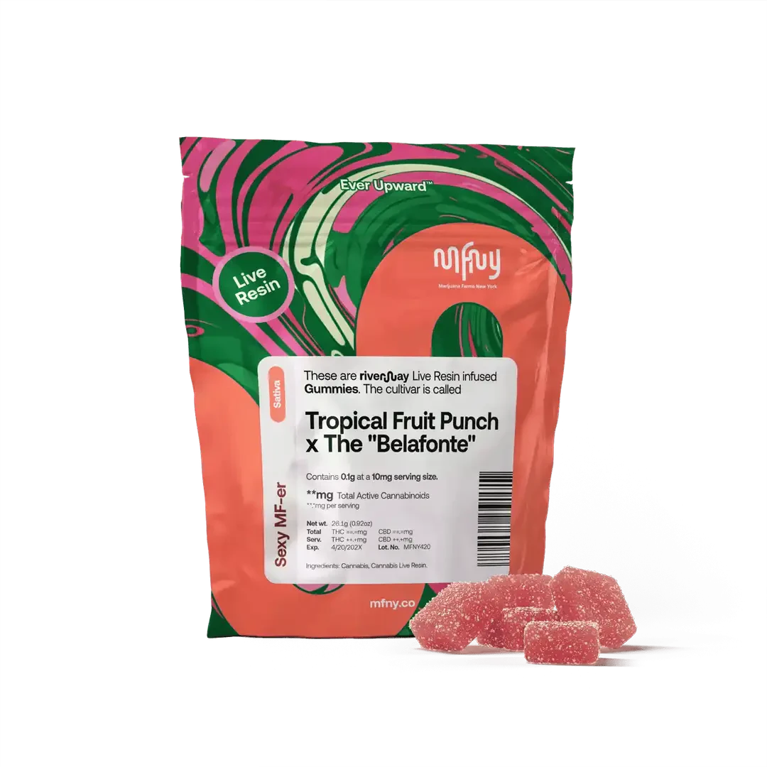 MFNY - MFNY | Edibles | Tropical Fruit Punch x The Belafonte | Live Resin Gummies | 10 pk Main Image
