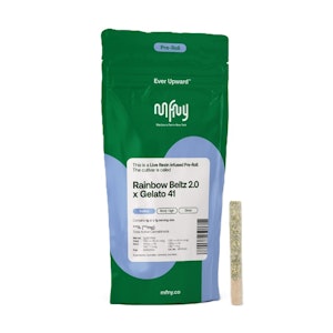 MFNY - MFNY - Rainbow Beltz 2.0 x Gelato 41 - Live Resin Infused - 1g - 33.20% THC - Pre-Roll