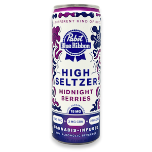 Pabst - Pabst - High Seltzer - Midnight Berries - Single - 12oz - 15mg