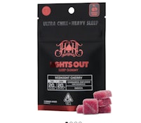 Midnight Cherry -1Heavy Hitters - 100mg THC/ 100mg CBN Gummy Pack