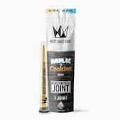 West Coast Cure - Pre Roll - Indica - Milk & Cookies - (1g)