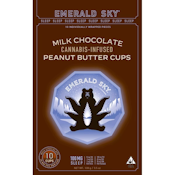 Emerald Sky | Indica | Milk Chocolate | Peanut Butter Cups | 10pk