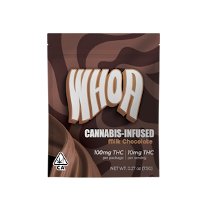 WHOA - WHOA | MILK CHOCOLATE BITE | EDIBLE | 100MG