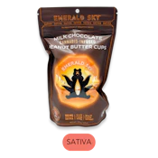Emerald Sky - Peanut Butter Cups Sativa - Milk Chocolate - 10pk - 100mg