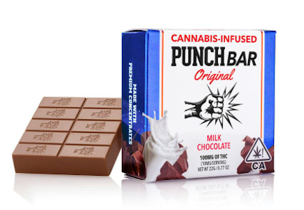 Punch Bar - Milk Chocolate Punch Bar - 100MG