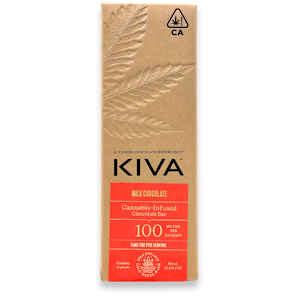 Kiva Confections - Kiva - Milk Chocolate - Chocolate Bar - 100mg