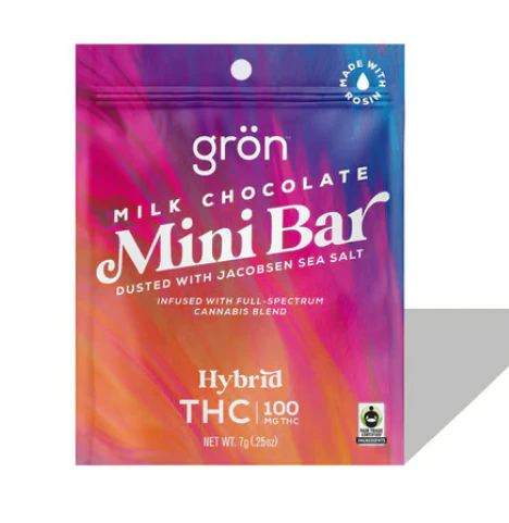 GRON - Milk Chocolate Rosin Mini Bar - 100mg Main Image